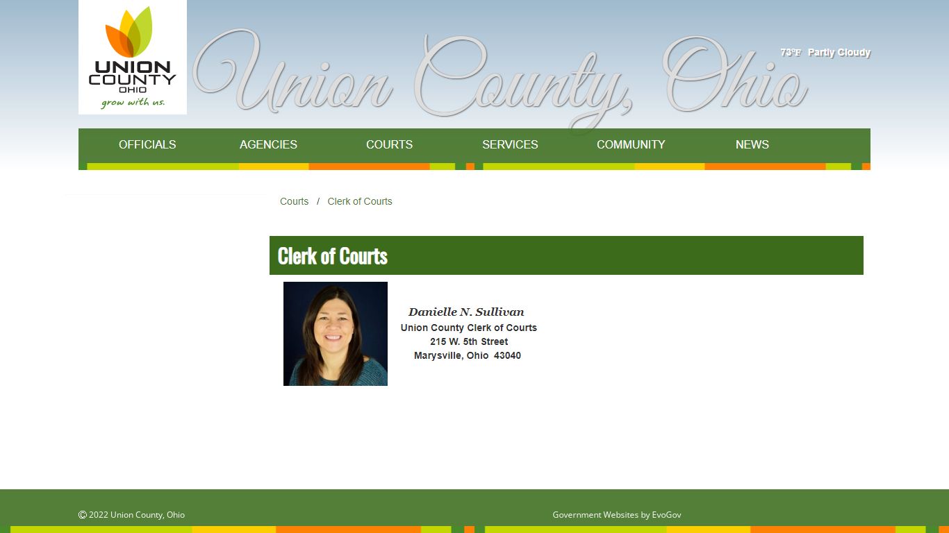 Clerk of Courts - Union County, Ohio